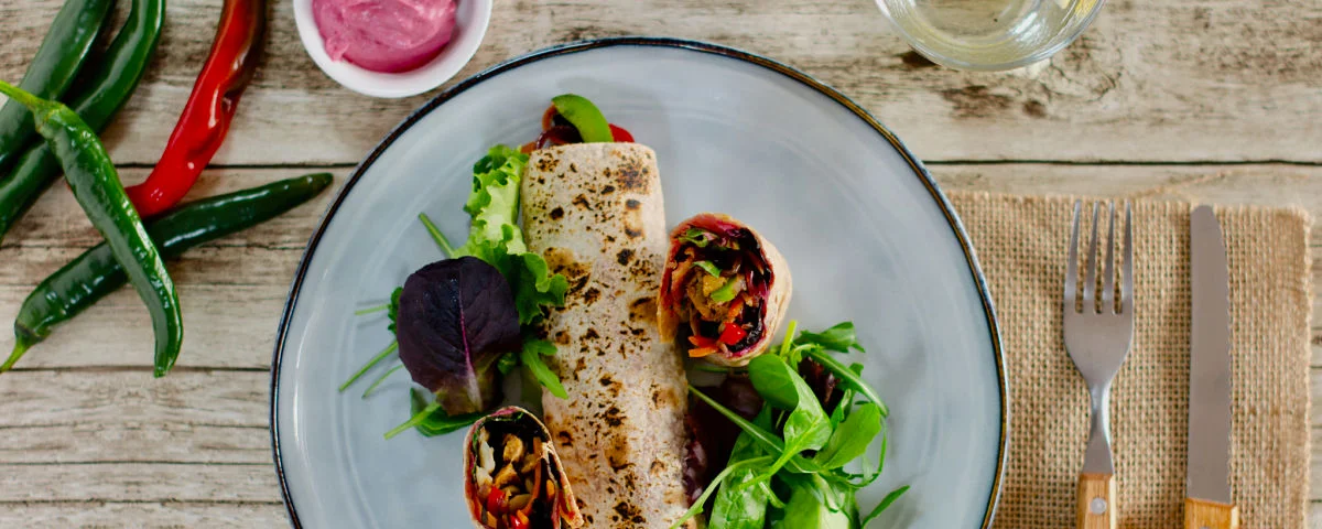 Kit de receta wrap de hongos y cebolla caramelizada